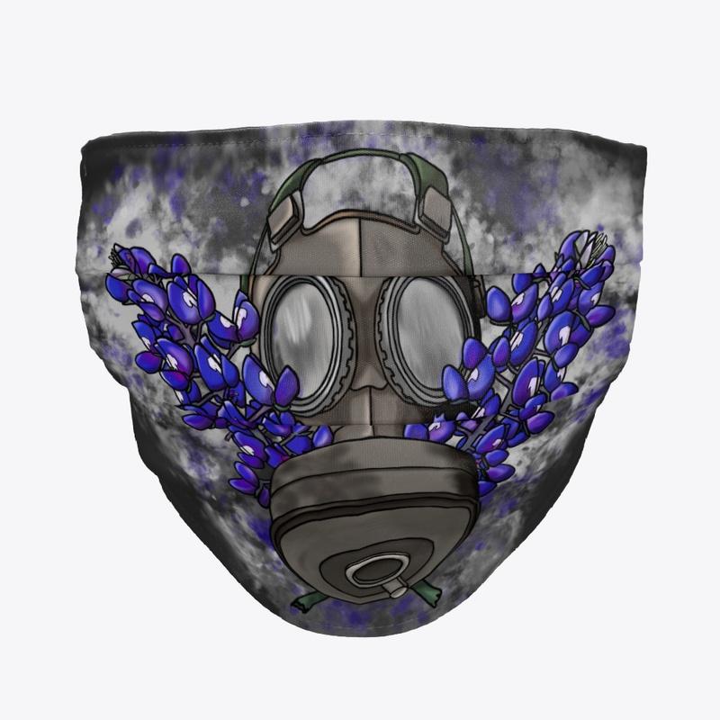 Blue Bonnet Plague Gas Mask