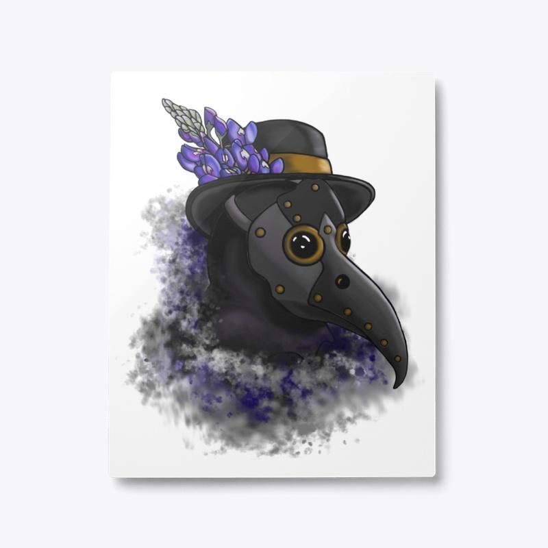 Blue Bonnet Plague Doctor