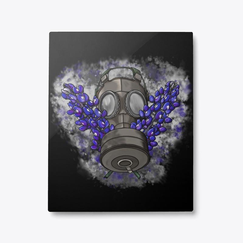 Blue Bonnet Plague Gas Mask